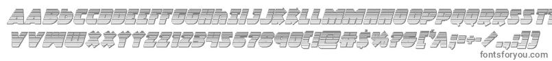 フォントRacketsquadchromeitalic – 灰色のフォント