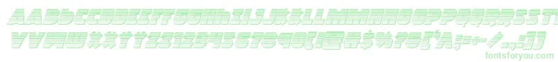 フォントRacketsquadchromeitalic – 白い背景に緑のフォント