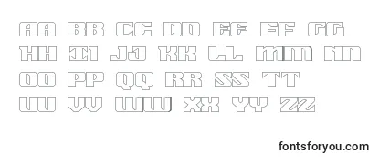 Review of the 21gunsaluteout Font