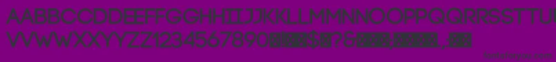 CodeBold Font – Black Fonts on Purple Background