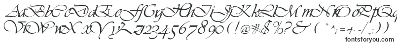 LdsScriptItalic-Schriftart – Breite Schriften