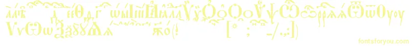 StarouspenskayaKucs Font – Yellow Fonts