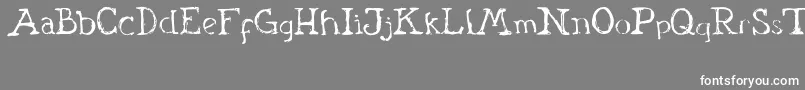 29DaysByMarsnev Font – White Fonts on Gray Background