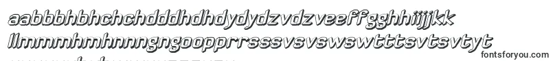 Zyphyteoffsetoblique-fontti – shonan fontit