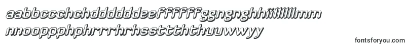 Шрифт Zyphyteoffsetoblique – валлийские шрифты