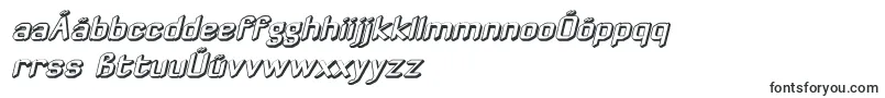 Шрифт Zyphyteoffsetoblique – немецкие шрифты