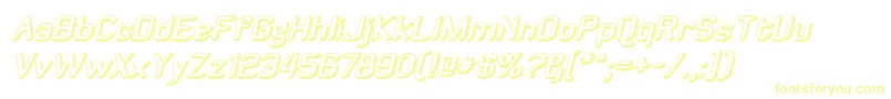 Zyphyteoffsetoblique Font – Yellow Fonts