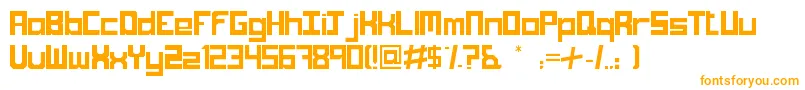Więcej informacji o czcionce Trompus Czcionka Trompus – pomarańczowe czcionki