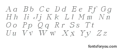 ClaritaItalic-fontti