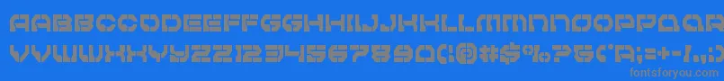 Police Pulsarclasscond – polices grises sur fond bleu