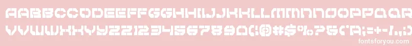 Pulsarclasscond Font – White Fonts on Pink Background