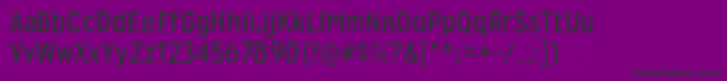 Шрифт WyverninkRegular – чёрные шрифты на фиолетовом фоне