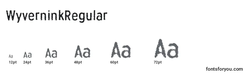 WyverninkRegular Font Sizes