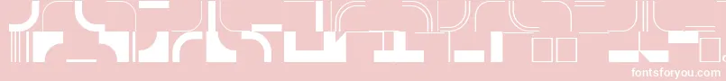 InfractionsskRegular Font – White Fonts on Pink Background