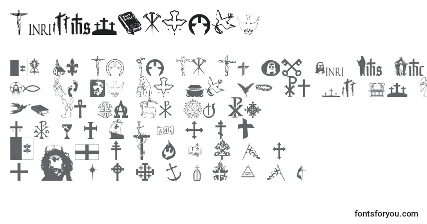 Police Christendom - Alphabet, Chiffres, Caractères Spéciaux