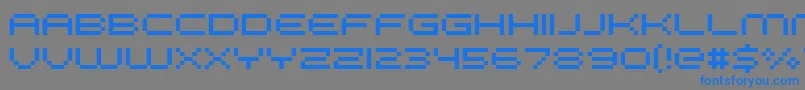 FffGalaxy Font – Blue Fonts on Gray Background