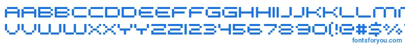 FffGalaxy Font – Blue Fonts on White Background