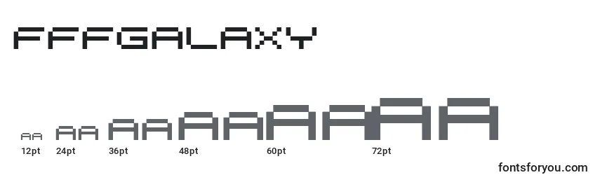 sizes of fffgalaxy font, fffgalaxy sizes