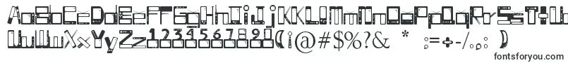 Шрифт Telesillas – декоративные шрифты