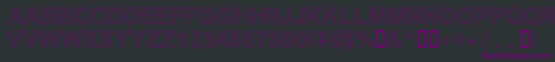 More about Secure21a Font Secure21a Font – Purple Fonts on Black Background