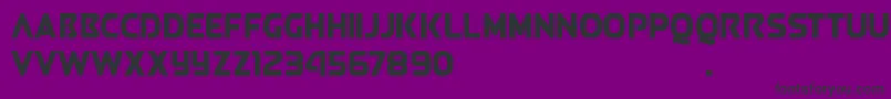 フォントQueenOfCamelot2.0D – 紫の背景に黒い文字