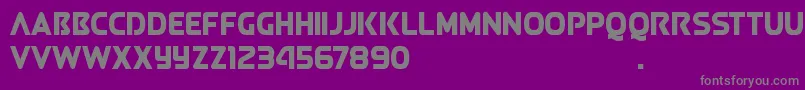 QueenOfCamelot2.0D Font – Gray Fonts on Purple Background