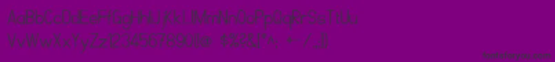 Шрифт ScrfibbleRegular – чёрные шрифты на фиолетовом фоне