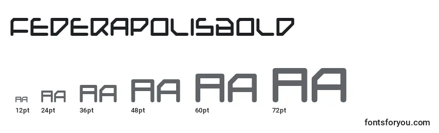 FederapolisBold Font Sizes