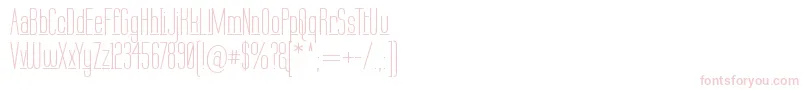 Labtund Font – Pink Fonts on White Background