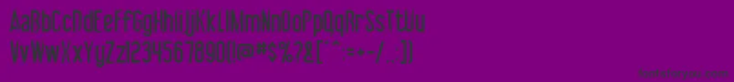 Vibrolator ffy Font – Black Fonts on Purple Background