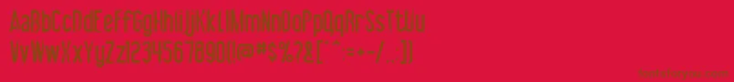 More about Vibrolator ffy Font Vibrolator ffy Font – Brown Fonts on Red Background