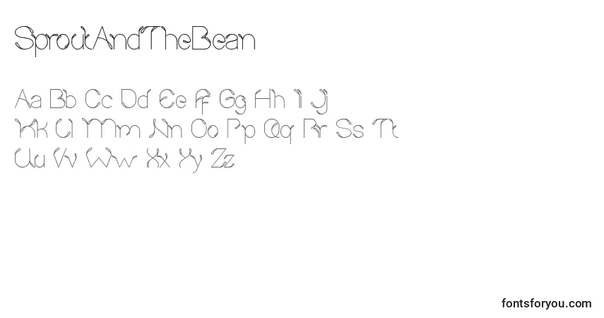 Schriftart SproutAndTheBean – Alphabet, Zahlen, spezielle Symbole