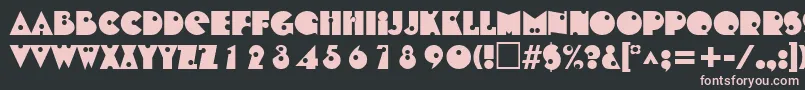 ShotgunRegular Font – Pink Fonts on Black Background