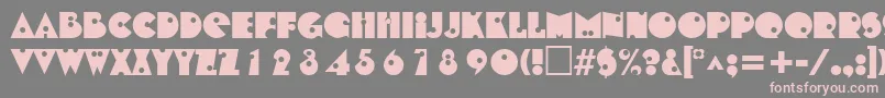 ShotgunRegular Font – Pink Fonts on Gray Background