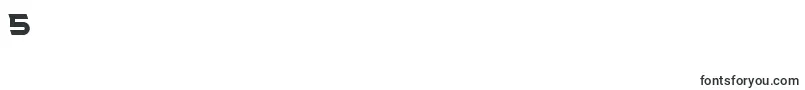 フォントClearMetal7 – フォント数字5