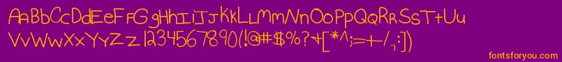 More about Kbmommydearest Font Kbmommydearest Font – Orange Fonts on Purple Background