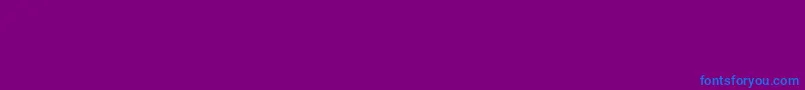 LinotypeDinosaures Font – Blue Fonts on Purple Background