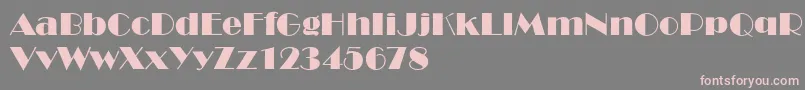 RoyaltonNormal Font – Pink Fonts on Gray Background