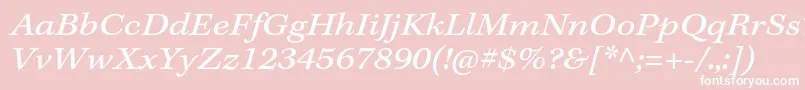 KeplerstdExtitcapt Font – White Fonts on Pink Background