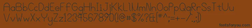 Bgrovealt Font – Black Fonts on Brown Background