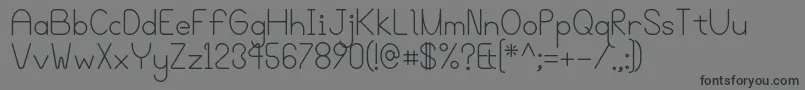 Bgrovealt Font – Black Fonts on Gray Background