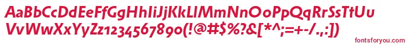 SolperaosfBolditalic Font – Red Fonts