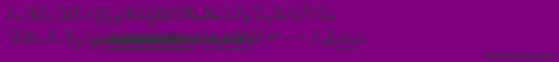 03StreetlightDemoVersion Font – Black Fonts on Purple Background