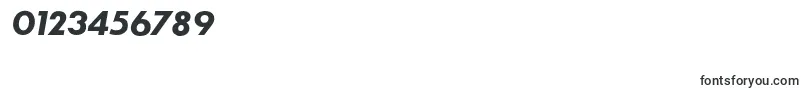SansserifbldflfItalic Font – Fonts for Numbers and Digits