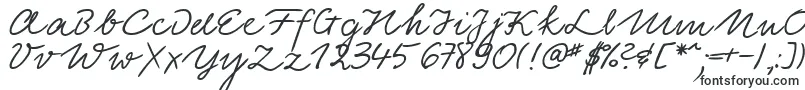 Шрифт LinotypeElisaBold – очень широкие шрифты