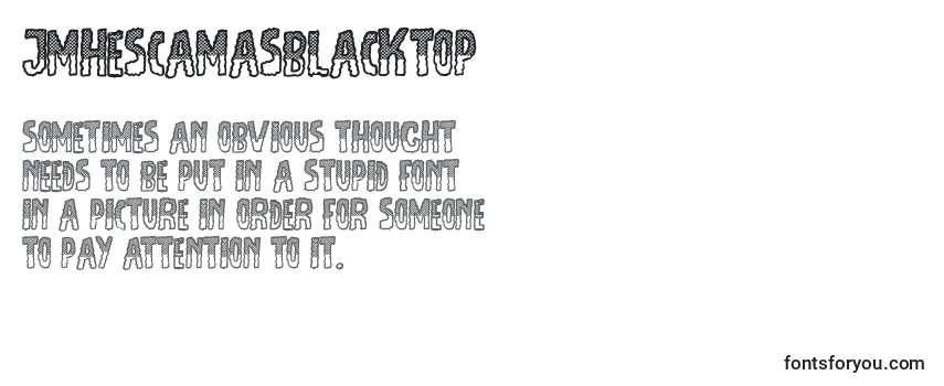 JmhEscamasBlackTop (82892) Font