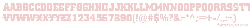 ACitynovattd3strcmb Font – Pink Fonts on White Background
