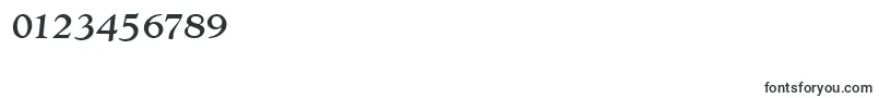 GoudytmedItalic Font – Fonts for Numbers and Digits