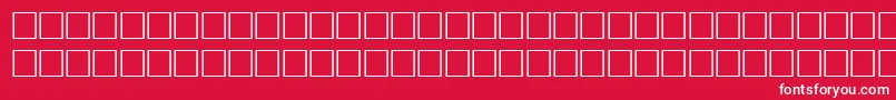 BodonicyrillicfwfRegular Font – White Fonts on Red Background