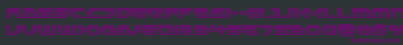 Royalsamuraichrome Font – Purple Fonts on Black Background